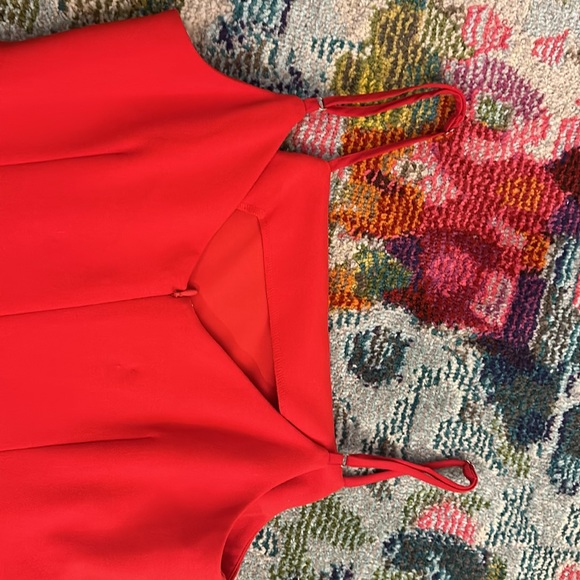 1. State Red Spaghetti strap mini dress - Picture 6 of 7